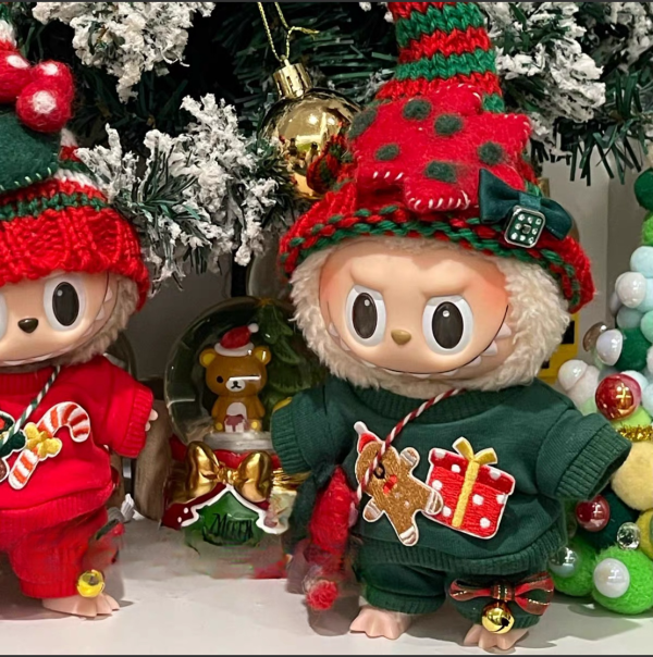 Labubu Merry Christmas| Doll Clothes - Image 2