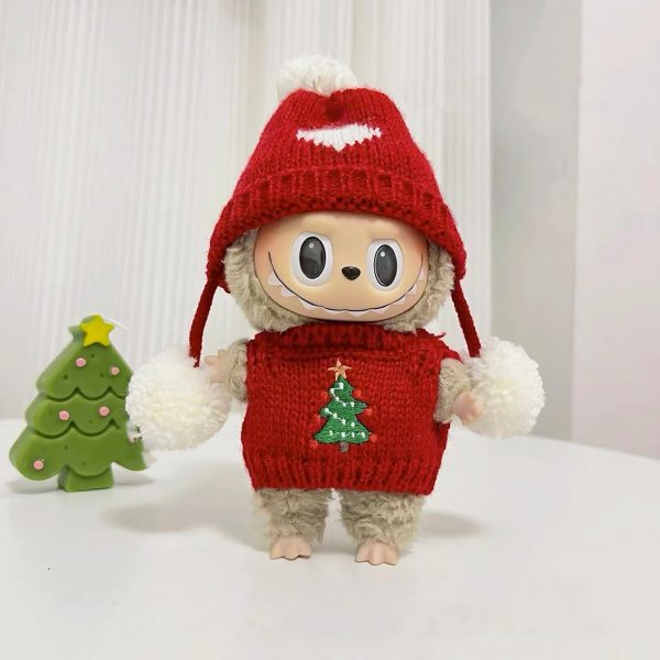 Labubu Christmas Sweater| Doll Clothes - Image 4