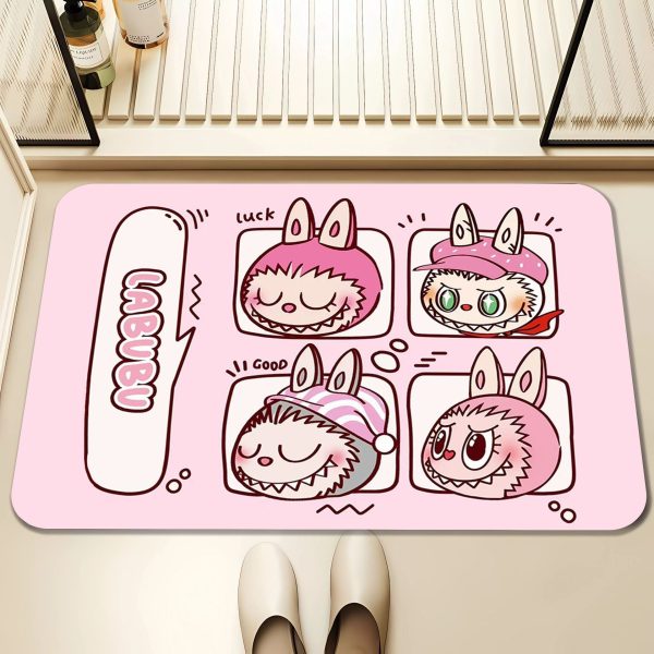 Labubu Bath Room Diatomite Soft Mat - Image 4