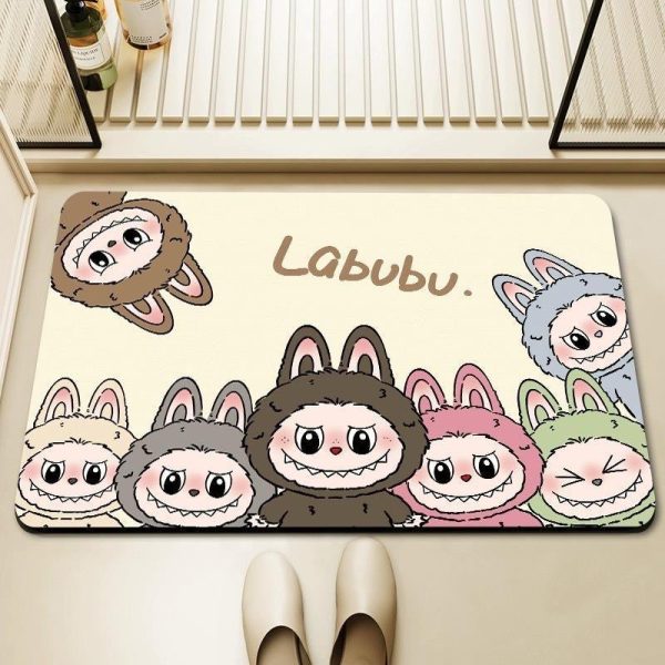 Labubu Bath Room Diatomite Soft Mat - Image 8