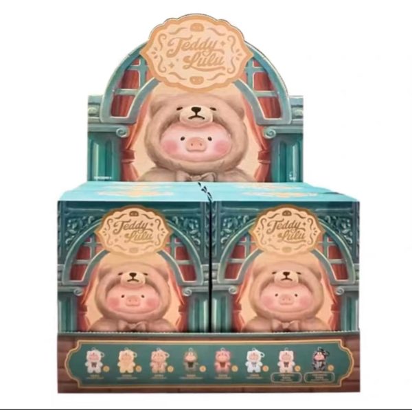 LuLu pig retro teddy plush pendant blind box - Image 2