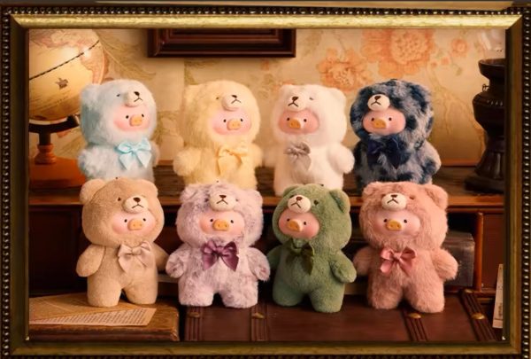 LuLu pig retro teddy plush pendant blind box - Image 3