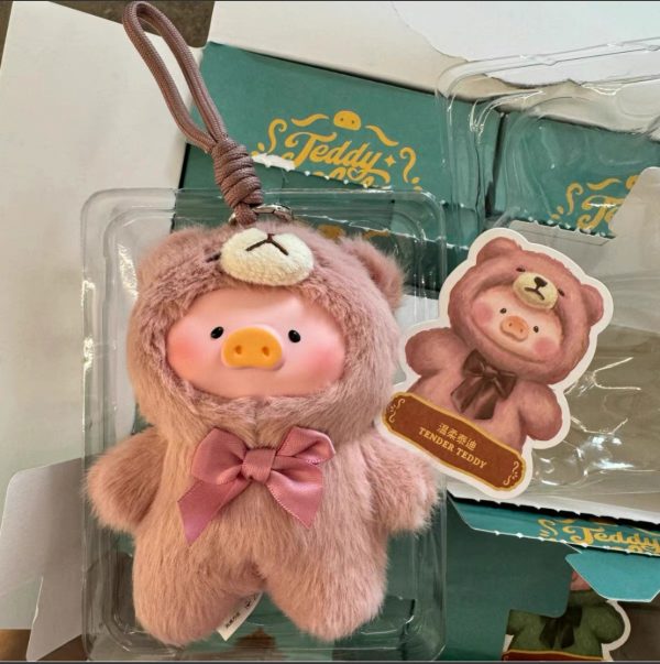 LuLu pig retro teddy plush pendant blind box - Image 8