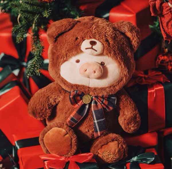 LuLu Pig Christmas Teddy - Image 2