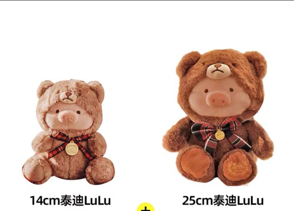 LuLu Pig Christmas Teddy - Image 3