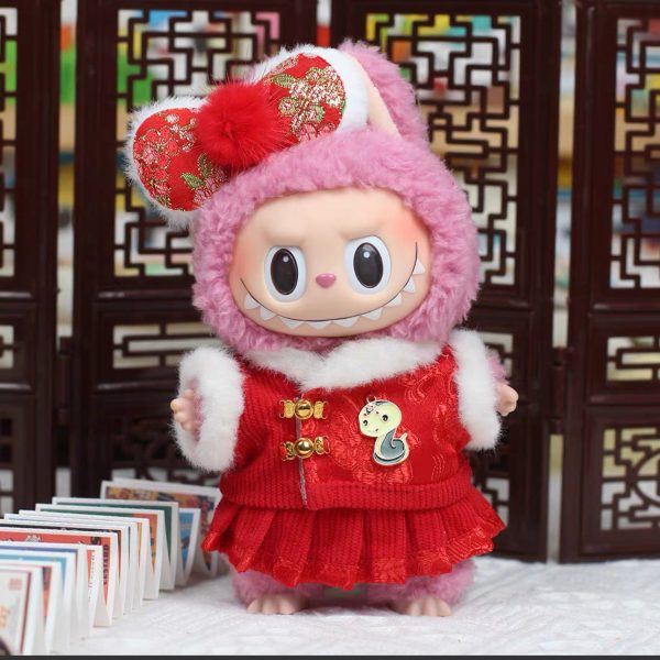 Labubu Traditional Chinese New Year Clothing(Handmade) - Image 2