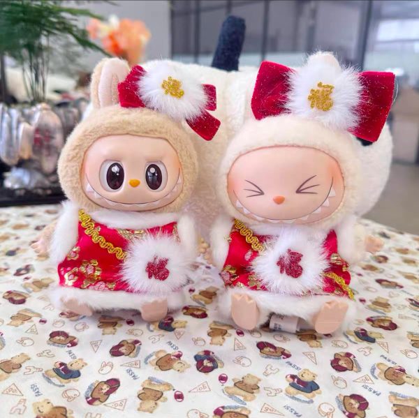Labubu Traditional Chinese New Year Clothing(Handmade) - Image 3