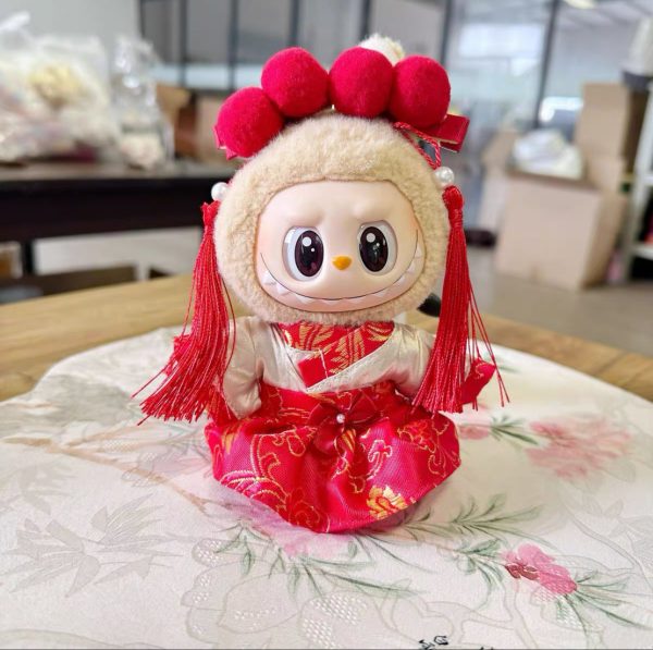 Labubu Traditional Chinese New Year Clothing 2(Handmade) - Image 4