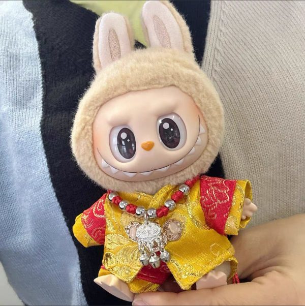 Labubu Traditional Chinese New Year Clothing 2(Handmade) - Image 5