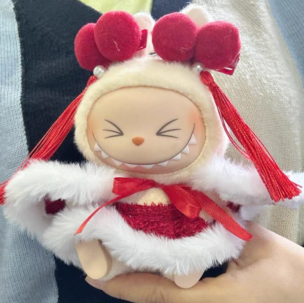 Labubu Traditional Chinese New Year Clothing 2(Handmade) - Image 6