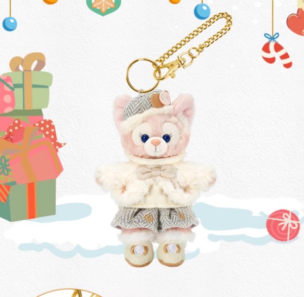 LinaBell 2024 Winter Duff and Friends Keychain Plush Pandant(Authentic)