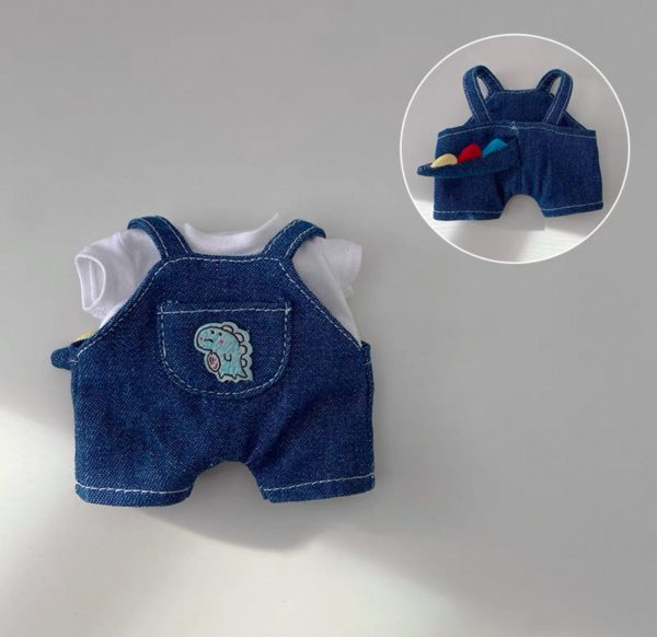 Labubu Dinosaur Bib Pants Set(Handmade Designer) - Image 4