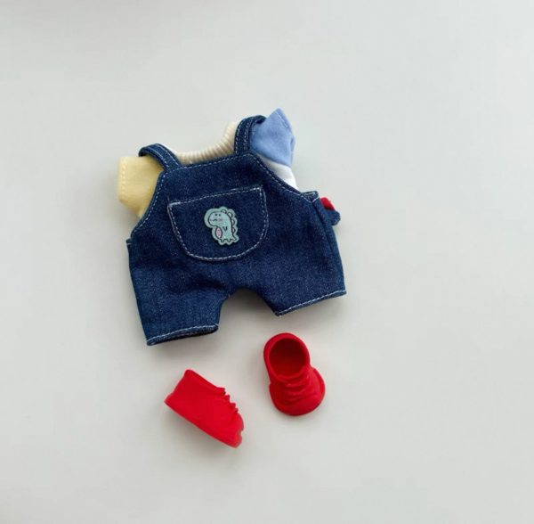 Labubu Dinosaur Bib Pants Set(Handmade Designer) - Image 9