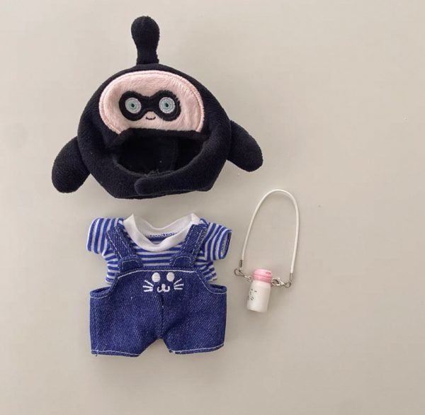 Labubu Jeans Bib Pantys Set(Handmade Design) - Image 7