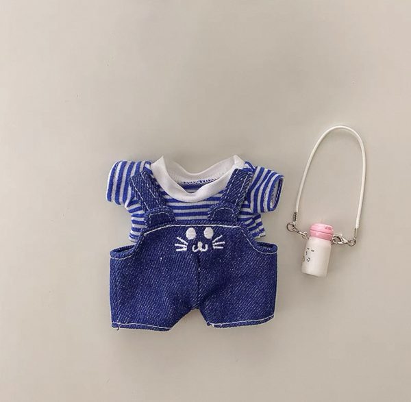 Labubu Jeans Bib Pantys Set(Handmade Design) - Image 8