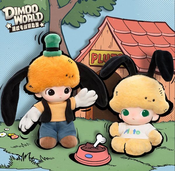 POP MART Dimoo×DISNEY Vinyl Plush Keychain (Limited Edition)
