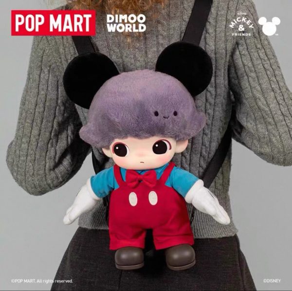 POPMART DIMOO WORLD Disney Collection Mickey Vinyl Plush Backpack(Pre-Order) - Image 4