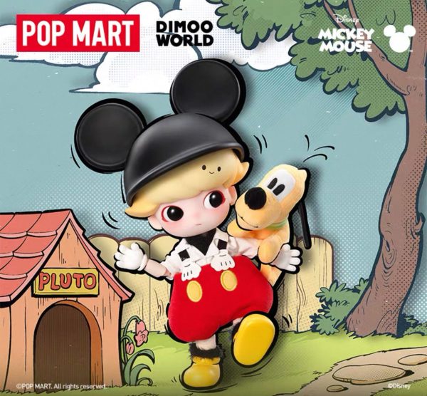 POPMART DIMOO Mickey 1/8 movable doll trend doll fashion toy gift