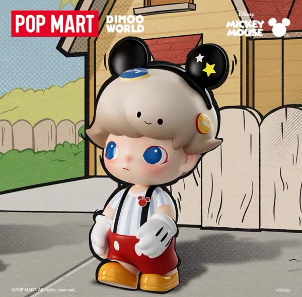 POPMART Bubble Mart MEGA JUST DIMOO 400% Mickey trend fashion toy ornament - Image 2