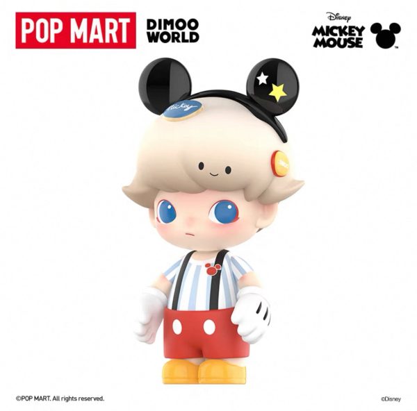 POPMART Bubble Mart MEGA JUST DIMOO 400% Mickey trend fashion toy ornament - Image 5