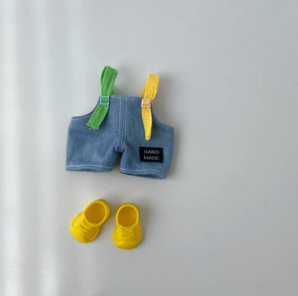 Labubu Denim Strappy Pants(Handmade Design) - Image 8