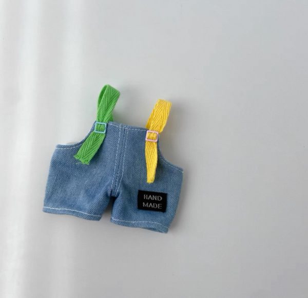 Labubu Denim Strappy Pants(Handmade Design) - Image 9