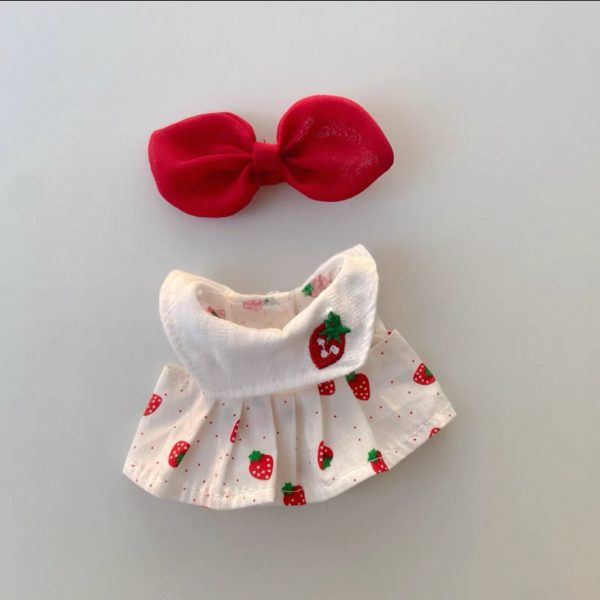Labubu Denim Jacket Strawberry Skirt(Hnadmade Design) - Image 7