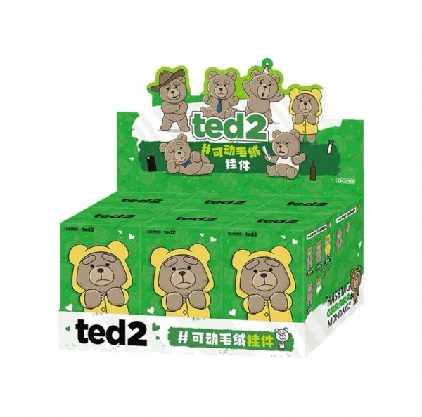 POPMART Resonance "Ted2" Teddy Bear Movable Doll Plush Pendant Blind Box Gift - Image 3