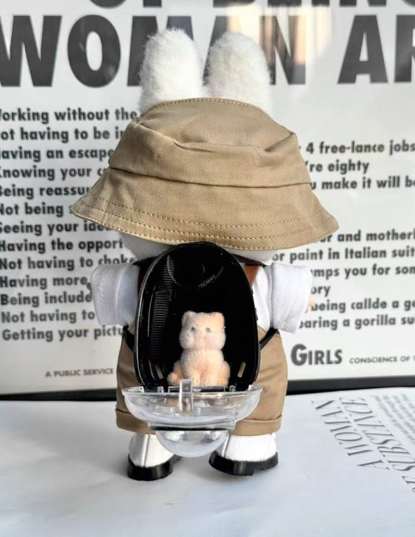 Labubu with a cat(Handmade Desin) - Image 3