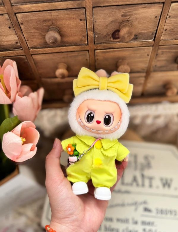 Labubu Yellow Clothes(Handmade） - Image 2