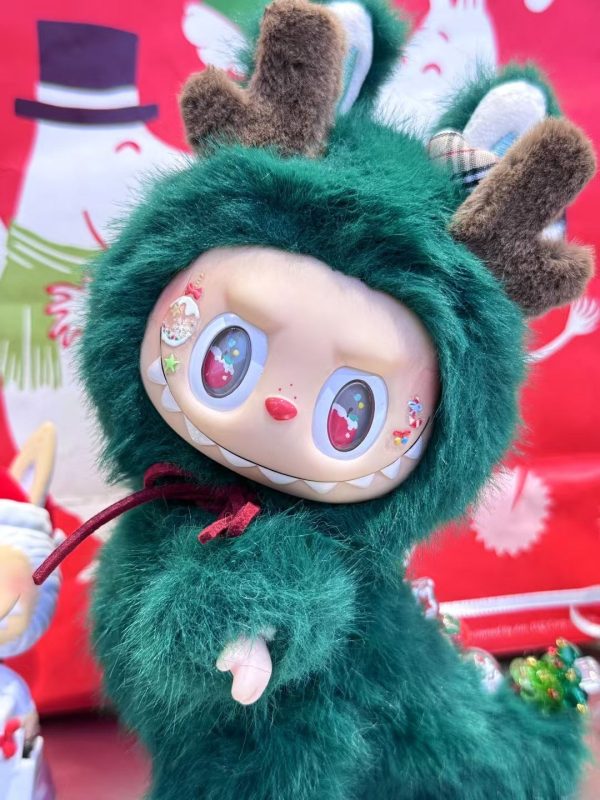 (Christmas Only) Christmas Elk Labubu - Image 5