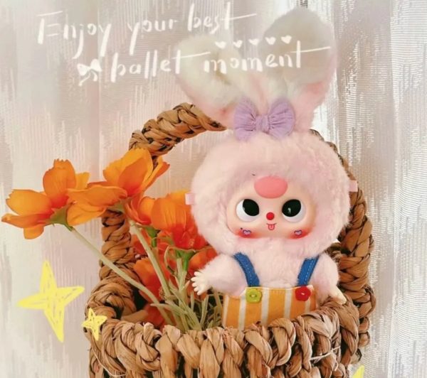 Baby Three Macaron Cute Bunny Series Plush Dolls, Blind Box