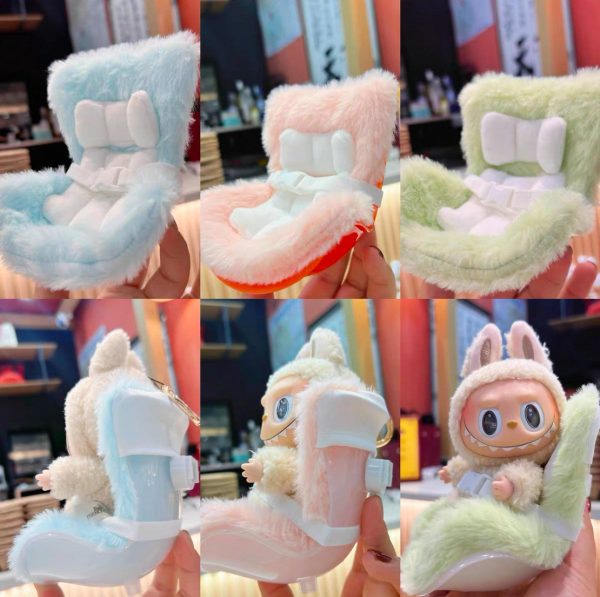 labubu marshmallow car seat