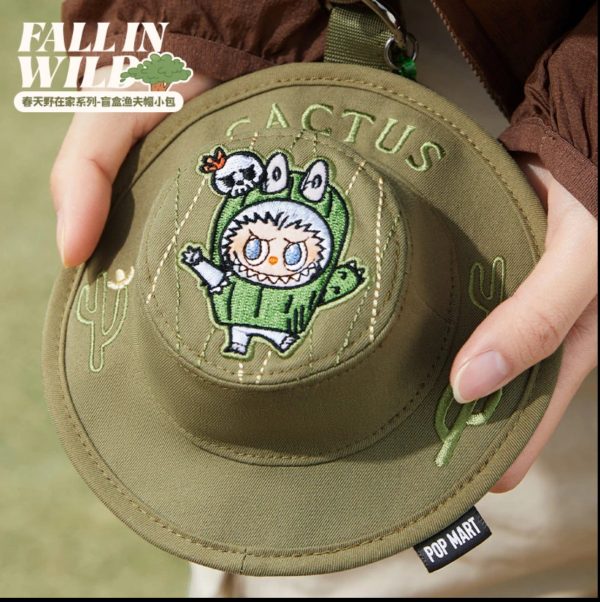 LABUBU SPRING FALL IN WILD COLLECTION - Blind Box Fisherman's Hat Pouch （Authentic） - Image 3