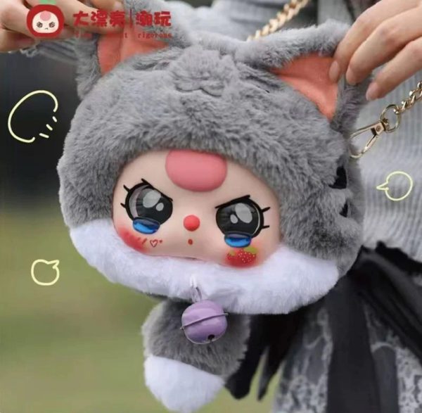 Baby Three - Fortune Cat Zipper Bag Plush Blind Box