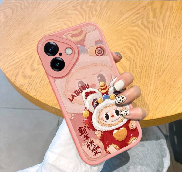 Happy New Year Labubu iphone case - Image 3