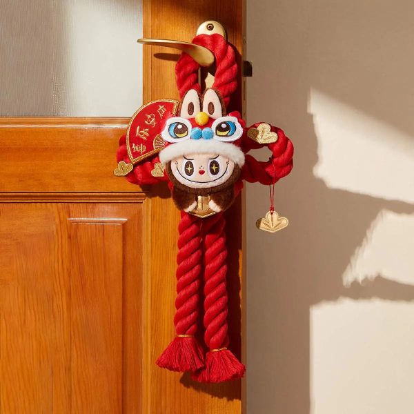 Wealthy Snake's New Year Celebration Series-LABUBU Plush Door Decoration - Image 3