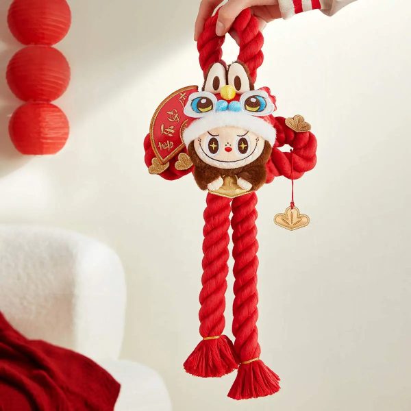 Wealthy Snake's New Year Celebration Series-LABUBU Plush Door Decoration - Image 2