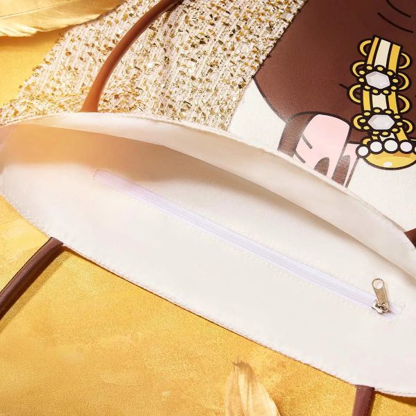 （Thailand Only）Labubu Good Luck To You-Canvas Bag - Image 5