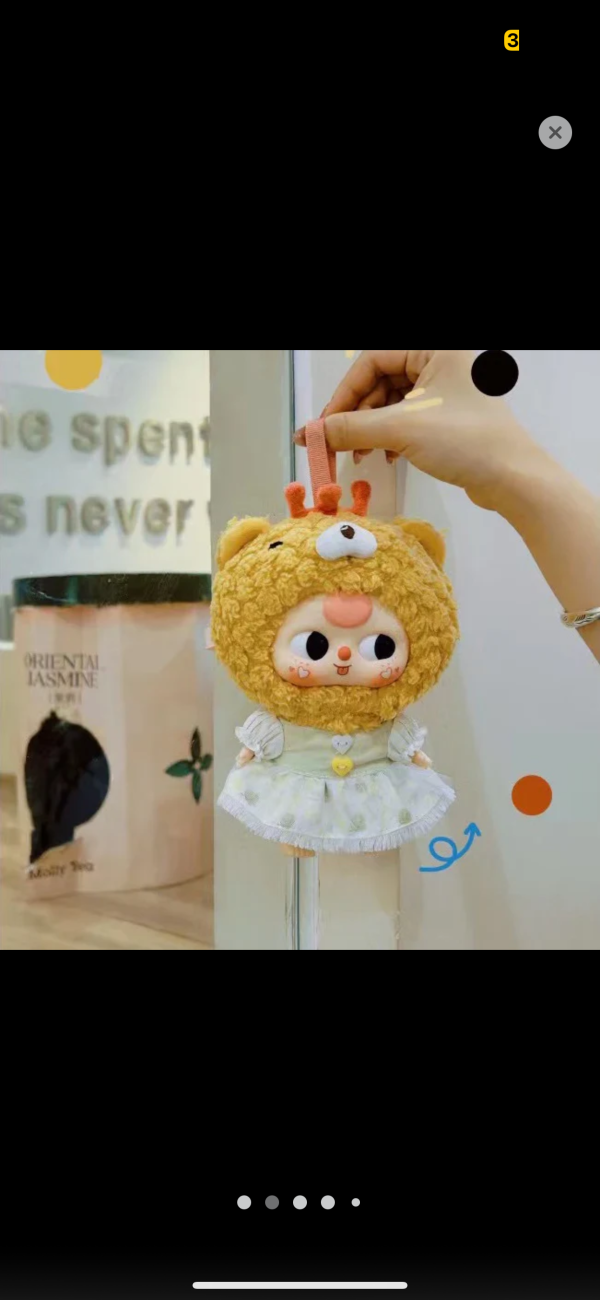Baby Three Fairy Tale Kindergarten Series Plush Dolls, Blind Box - Image 3