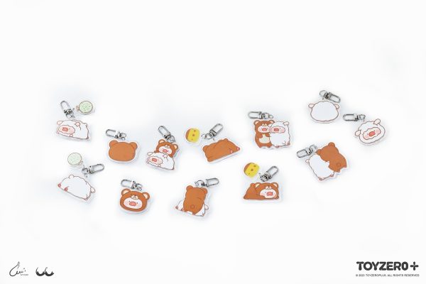 LuLu the Piggy Sheep & Bear - Acrylic Keychain (Random) - Image 4