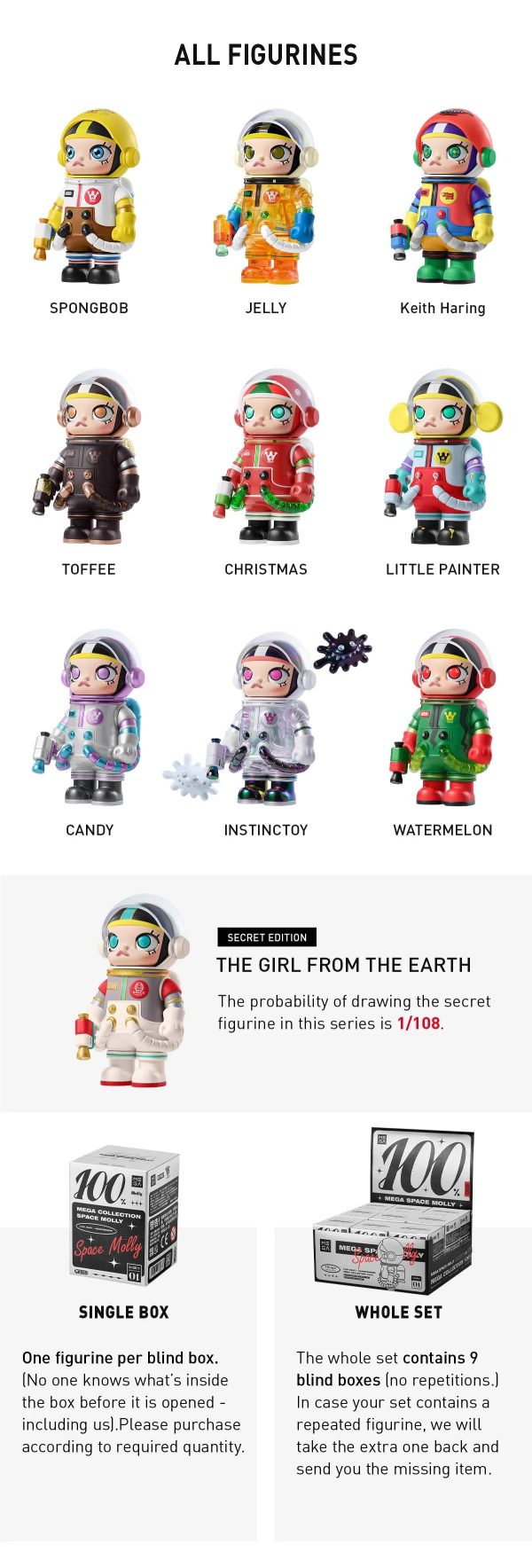 MEGA COLLECTION 100% SPACE MOLLY Series 1 - Image 13